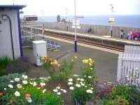 Looking across the platforms at Kinghorn station in September 2012 - see news item.<br><br>[John Yellowlees 09/09/2012]