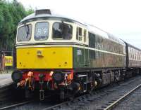 An immaculate looking D6575 with a train at Bishops Lydeard on 2 September 2012. <br><br>[Colin Alexander 02/09/2012]