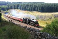 45305 with <I>'The Waverley'</I> York - Carlisle charter at the northern portal of Blea Moor tunnel on 9 September 2012.<br><br>[Peter Rushton 09/09/2012]