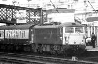 87032 <I>'Kenilworth'</I> brings a Glasgow - Manchester train into Carlisle in the summer of 1977.<br><br>[John Furnevel 15/08/1977]