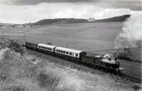 GNSR 49 in the neighbourhood of Inverythan, mid way between Auchterless and Fyvie, with the 1960 RCTS/SLS Joint Scottish Tour. <br><br>[WA Camwell (Copyright Stephenson Locomotive Society) 13/06/1960]
