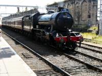 Ex LNER no 61994 The Great Marquess after arrival at Carlisle with the Fellsman tour via the S&C. <br><br>[Ken Browne 08/08/2012]