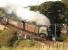 Having taken on water at Carnforth on 18 August, <I>Union of South Africa</I> makes good progress towards the next stop at Preston with the 'Cumbrian Mountain Express'. The train has just passed Oubeck loops on its way south.<br><br>[John McIntyre 18/08/2012]