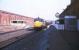 A class 31 hauled freight runs south through Stockton on Tees on 16 May 1990.<br><br>[Ian Dinmore 16/05/1990]