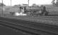 An unidentified Black 5 at the north end of Carstairs shed, thought to have been taken in July 1962. <br><br>[Colin Miller /07/1962]