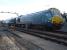 67001 with DVT 82307 stabled in the sidings opposite platform 1 at Holyhead Station on 5 September 2012. The combination had recently arrived back from a driver route learning trip.<br><br>[David Pesterfield 05/09/2012]