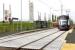 With illuminations displays behind along the cliffs, southbound Flexity tram 012 departs from Lowther Avenue heading for Blackpool town centre on 8 September 2012. [See image 31101] for the same location two years earlier.<br><br>[Mark Bartlett 08/09/2012]