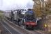 44871 and 45407 near Linlithgow on 28 October with two support coaches en route from SRPS Bo'ness to their home base at The East Lancashire Railway.<br><br>[Bill Roberton 28/10/2012]