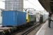 Freightliner 90016 with containers for Felixstowe signalled for the Stratford route approaching Camden Road East Junction in July 2005. The right fork descends to join the down ECML just before it enters Copenhagen tunnel.<br><br>[John Furnevel 21/07/2005]