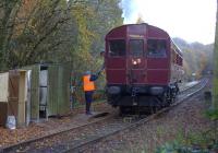 Restored GWR Steam Railmotor no 93, seen following its arrival at Coombe Junction on 18 November 2012. <br><br>[Ian Dinmore 18/11/2012]