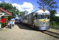 The 'Valley Rattler' at Kandanga, Queensland, bound for Gympie on 31 May 2005 in the warm sunshine <br><br>[Colin Miller 31/05/2005]