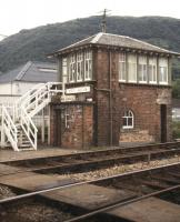 Fort William signal box, July 1991.<br><br>[Ian Dinmore /07/1991]