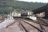 The old station at Aberbeeg, photographed in 1977.<br><br>[Ian Dinmore //1977]