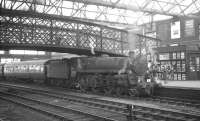 Corkerhill's Standard Class 5 4-6-0 no 73102 arrives at Carlisle platform 4 on 3 July 1965 with the 8.37am Glasgow Central - London St Pancras. <br><br>[K A Gray 03/07/1965]