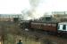 42968 starts away towards Wakefield after a watering stop on the fast line at the east end of Healey Mills Yard whilst working the Carlisle to York (via the WCML and Copy Pit) leg of a Pathfinder railtour from London in 1997.<br><br>[David Pesterfield 08/03/1997]