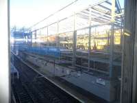 Construction work continuing apace at Haymarket on 15 February 2013.<br><br>[John Yellowlees 15/02/2013]