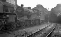 LMS Fowler class 2P 4-4-0 no 40620 on Corkerhill shed in September 1960, a year before final withdrawal.<br><br>[K A Gray 04/09/1960]