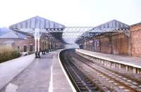 Looking north through Hartlepool station in May 1990.<br><br>[Ian Dinmore 16/05/1990]
