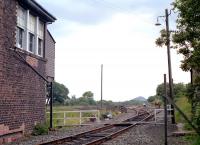View east towards Falkirk from alongside the now demolished Greenhill Junction signal box (located at Greenhill Upper Junction) in 1990.<br><br>[Ewan Crawford //1990]