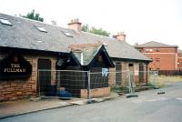 Another view showing conversion of the former Kilmacolm station building in August 1998 [see image 42381].<br><br>[Colin Miller 17/08/1998]