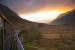 Looking back from the sleeper on the Horseshoe Curve on 30 March 2007. <br><br>[Ian Dinmore 30/03/2007]