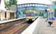 An Aberdeen bound train runs non-stop through Dunblane station platform 2 in June 2005.<br><br>[John Furnevel 22/06/2005]