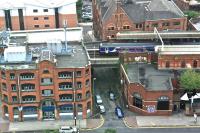 Looking over Deansgate station, Manchester, in September 2009. <br><br>[Ian Dinmore 28/09/2009]