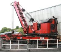 The NYMR steam breakdown crane, Cowans Sheldon ADRC95224 of 1926, photographed in June 2013 standing alongside the shed at Grosmont. <br><br>[John Furnevel 06/06/2013]