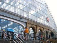Exterior of Liverpool Lime Street, June 2013.<br><br>[Veronica Clibbery 21/06/2013]