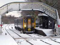 A train for Norwich calls at Brundall on a chilly December day in 2009. <br><br>[Ian Dinmore 20/12/2009]