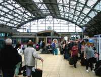 Comings and goings, Liverpool Lime Street, 21 June 2013.<br><br>[Veronica Clibbery 21/06/2013]