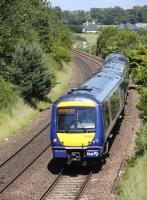 170424 nears Dysart on 6 July with the 12.34 from Dundee to Edinburgh.<br><br>[Bill Roberton 06/07/2013]
