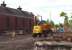 The rear of platform 1 at Ladybank station on 21 May 2013, with the Luddon crew in the process of removing the old sidings. A car park with platform entrance will eventually appear here.<br><br>[Brian Forbes 21/05/2013]