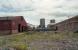 View south of the St Rollox Works in 1997. At the time the northern part of the site was being cleared. The area near to the camera is now a supermarket. The area beyond the cabin remains in use.<br><br>[Ewan Crawford //1997]