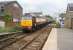 DRS 47832 is seen on the rear of a <I>Northern Belle</I> charter (from York to Bingley via Skipton, Carnforth and Hebden Bridge) passing through Bamber Bridge station heading east towards Blackburn on 16 June 2013.<br><br>[John McIntyre 16/06/2013]