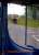 A bus passenger's view of the road bridge [see image 43348] at the exit to Trumpington Park and Ride site. The drivers on the guided busway all seem to be friendly and cheerful.<br><br>[Ken Strachan 08/06/2013]