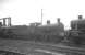 Caley 0-6-0 57592 stands in the shed yard at Eastfield in 1963.<br><br>[K A Gray //1963]