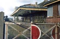 The abandoned Barnstaple Town station in 1978, some 8 years after closure.<br><br>[Ian Dinmore //1978]