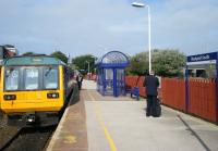 The 13.44 service to Colne waiting to leave Blackpool South on 24 September.<br><br>[Veronica Clibbery 24/09/2013]