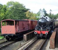 B1 61002 <I>Impala</I> with a train at Goathland on 5 October during the NYMR's <I>LNER Gala</I> weekend.<br><br>[Colin Alexander 05/10/2013]