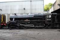 Black 5 45428 <I>Eric Treacy</I> photographed in Grosmont shed yard on 5 October 2013.<br><br>[Peter Todd 05/10/2013]