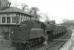 Standard mogul 77009 shunting the pick up goods at Clarkston in 1963.<br><br>[John Robin 18/04/1963]