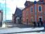 The handsomely restored facade of the original 1894 station and trainshed at Cadiz, converted in recent years to serve as a conference centre. At the time of my visit, however, the building was fenced off, with little sign of activity. [See image 44357] <br><br>[Andrew Wilson 03/05/2013]