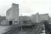 View from the breakwater at Kirkcaldy Harbour in 1984 with the recently closed branch entering from the left. Some rails had been removed at this time.<br><br>[Bill Roberton //1984]