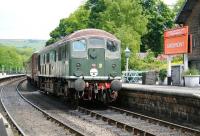 D5061 awaits its turn at Grosmont station on the morning of 6 June 2013.<br><br>[John Furnevel 06/06/2013]