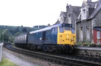 A summer Saturday in June 1986 sees 31405 at Eggesford with an Up train.<br><br>[Paul Stanford /06/1986]
