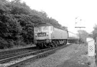 A northbound Brush Type 4 passes Eamont Bridge Junction in September 1967 with an Edinburgh/Glasgow train.<br><br>[Colin Miller 25/09/1967]
