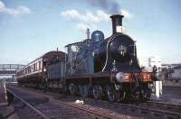CR 123 on a photostop at Cleland station on 19 April 1965 with <I>Scottish Rambler No 3.</I><br><br>[G W Robin 19/04/1965]