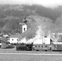 No. 5Gerlosapproaches Aschau station with the morning Jenbach to Mayrhofen steam working on 2nd October 2013. This 760mm gauge 0-6-2T was built by Krauss of Linz in 1930 as the only one of its type delivered to the ZB and is identical to BB class 498, of which five out of the eight built also survive.<br><br>[Bill Jamieson 02/10/2013]