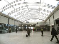 Part of the new Haymarket concourse on 19 December 2013.<br><br>[John Yellowlees 19/12/2013]